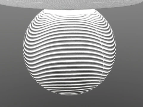 Brubaker Lampe de Table 3D Model