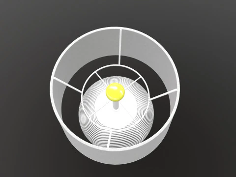 Brubaker Lampe de Table 3D Model