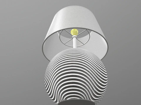 Brubaker Lampe de Table 3D Model