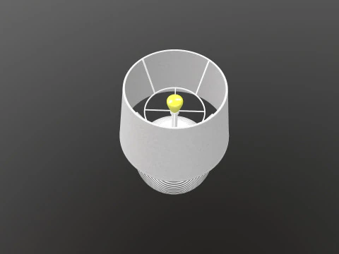 Brubaker Lampe de Table 3D Model