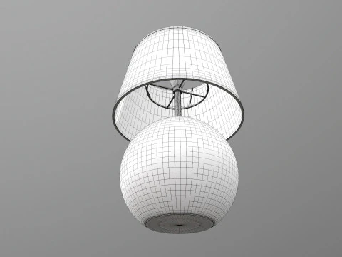 Brubaker Lampe de Table 3D Model