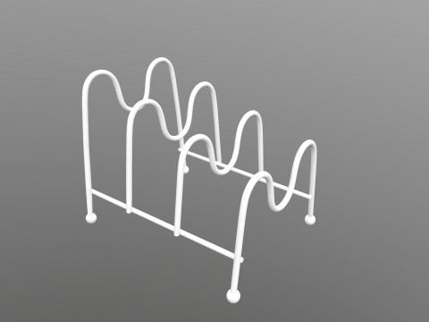 商品货架仓储架 3D 模型