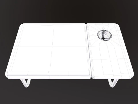 Computertisch 3D Modell