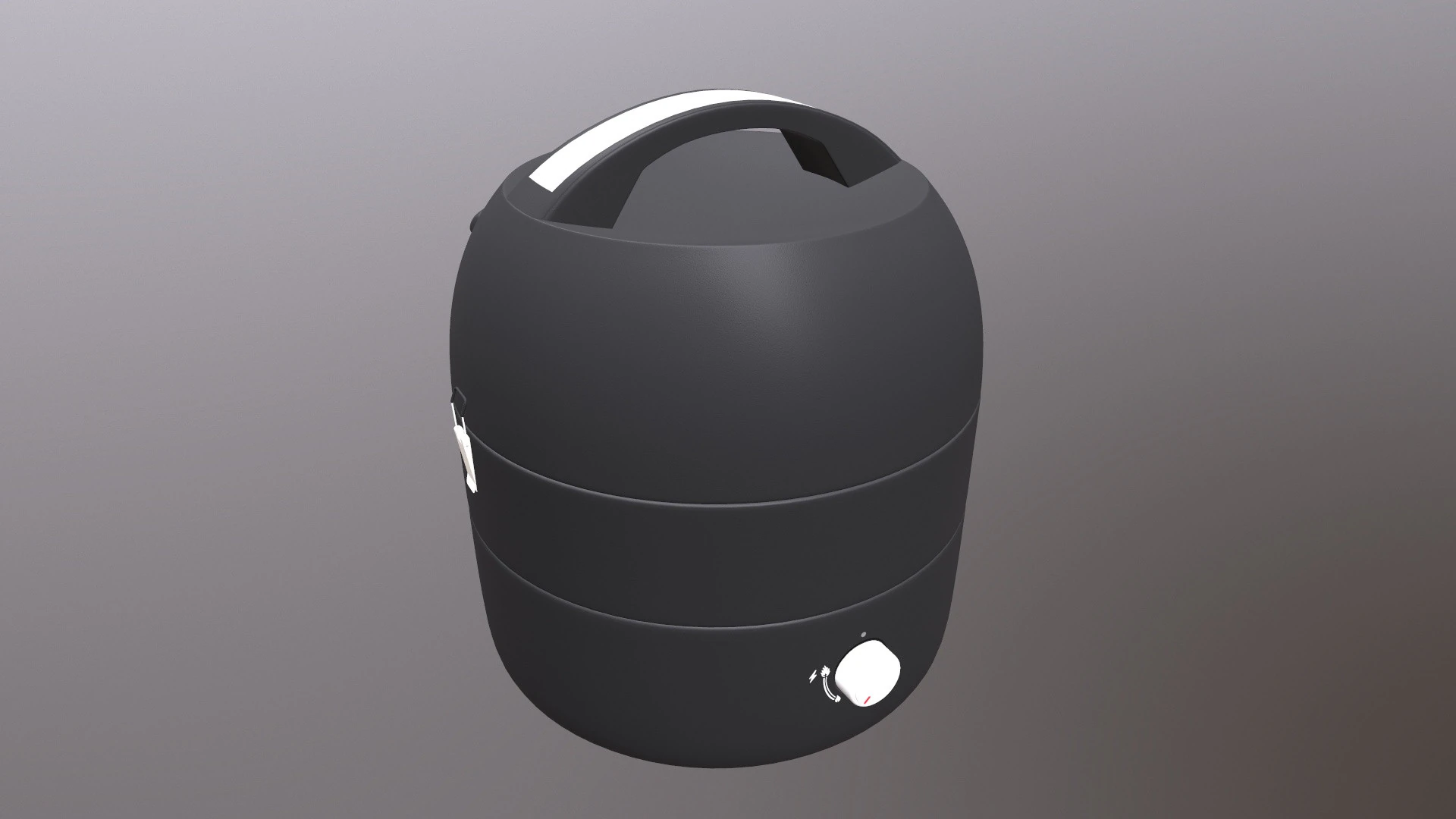 Dangrill Portable GAS BBQ 3D Model .c4d .max .obj .3ds .fbx .stl .blend