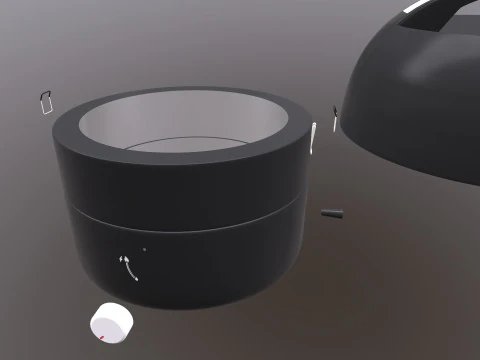 Dangrill Portable GAS BBQ 3D Model
