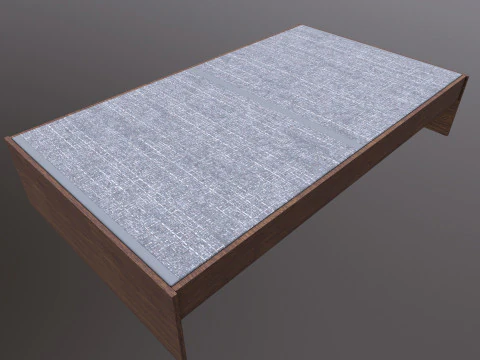 दीवान पलंग 3D मॉडल