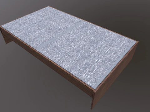 दीवान पलंग 3D मॉडल