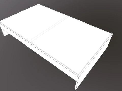 दीवान पलंग 3D मॉडल