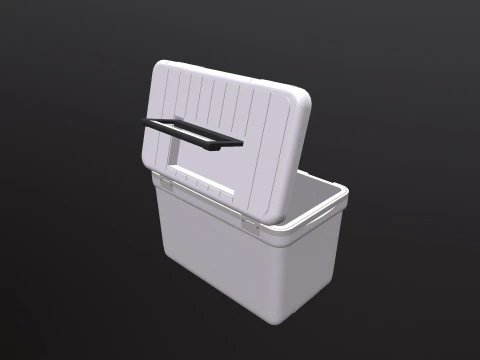 Eternally Selling Cooler Box 3D Model
