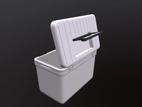 Eternally Selling Cooler Box 3D Model