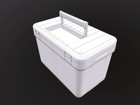 Eternally Selling Cooler Box 3D Model