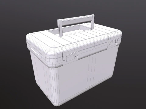 Eternally Selling Cooler Box 3D Model