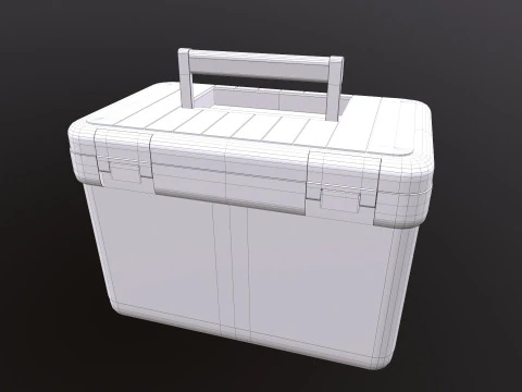Eternally Selling Cooler Box 3D Model