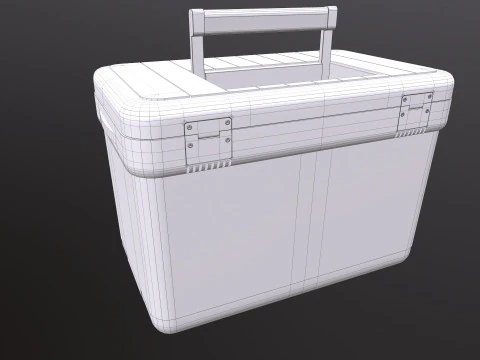 Eternally Selling Cooler Box 3D Model