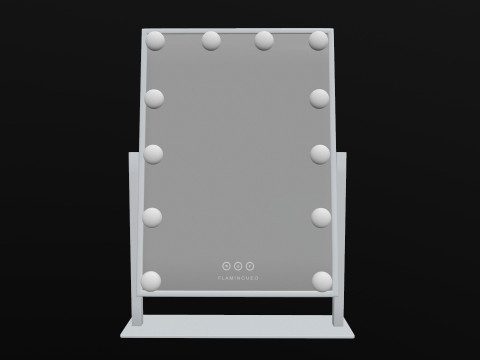 एलईडी लाइट मेकअप मिरर 3D मॉडल