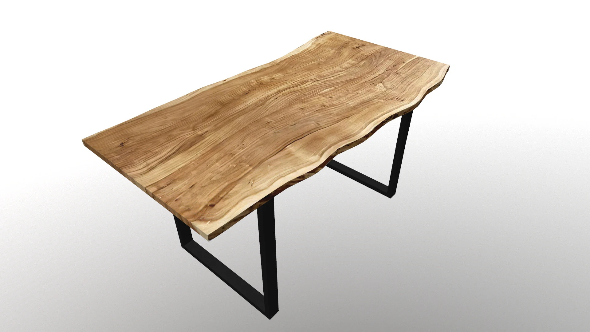 Handmade Live Edge Maple Bench 3D Model .c4d .max .obj .3ds .fbx .stl .blend 