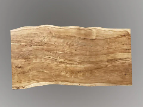 Handmade Live Edge Maple Bench 3D Model