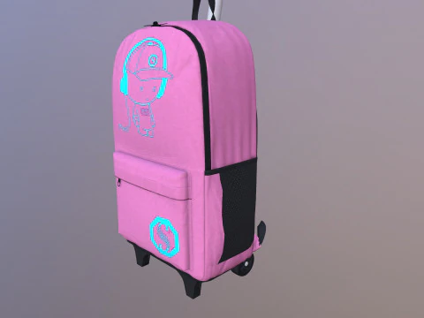 Kono Children Luggage Beg 3D Model