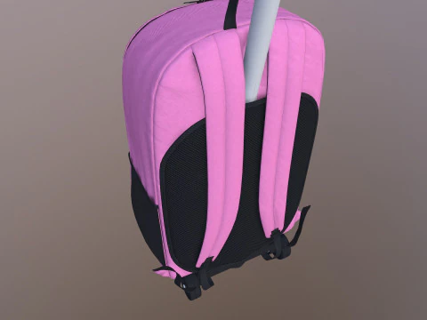 Kono Children Luggage Beg 3D Model