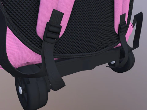 Kono Children Luggage Beg 3D Model