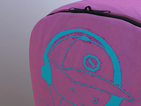Kono Children Luggage Beg 3D Model
