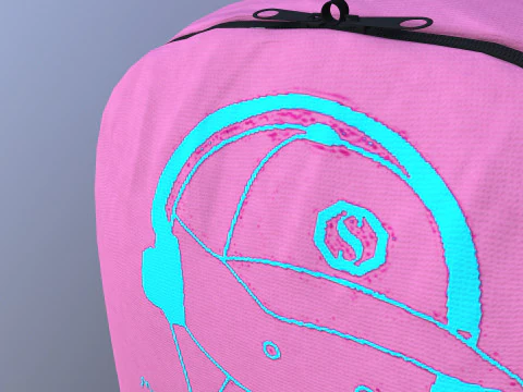 Kono Children Luggage Beg 3D Model