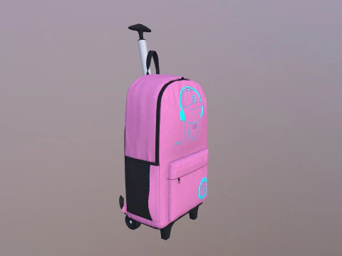 Kono Children Luggage Beg 3D Model