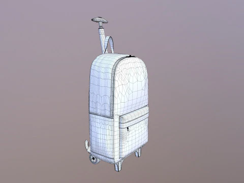 Kono Children Luggage Beg 3D Model