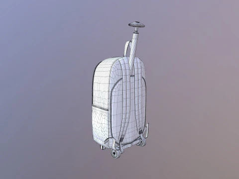 Kono Children Luggage Beg 3D Model