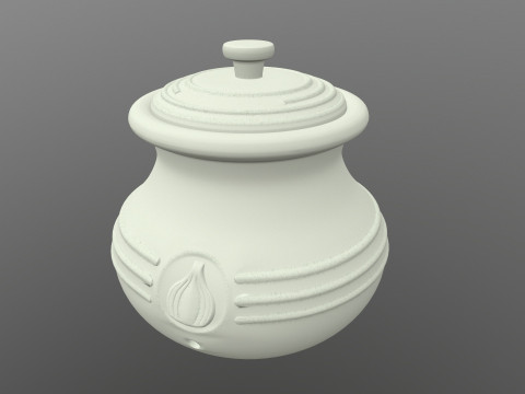 ले क्रुसेट स्टोनवेयर मिक्सिंग जग 3D मॉडल