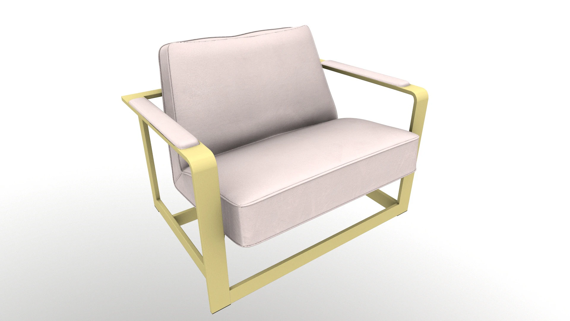 Lounge Chair 3D Model .c4d .max .obj .3ds .fbx .stl .blend 