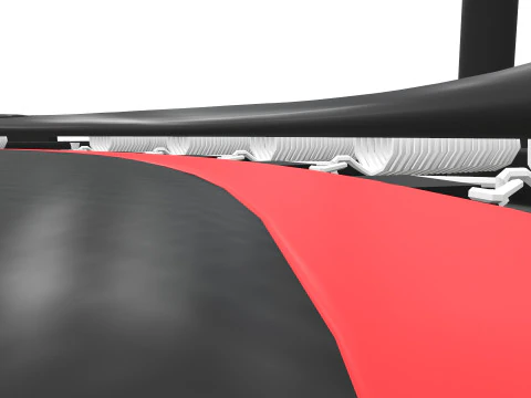 Trampolin Mini Dapat Dilipat Model 3D