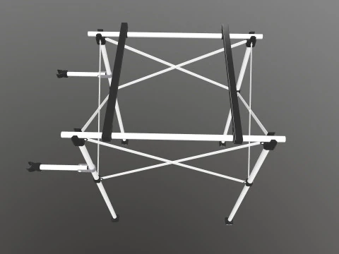 Outdoor portable folding 3D Model