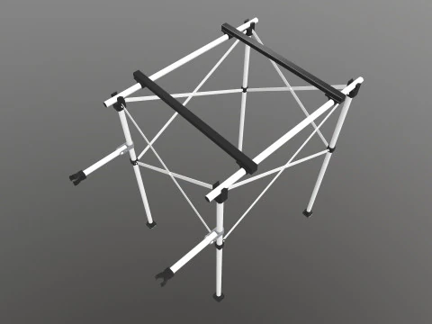 Outdoor portable folding 3D Model
