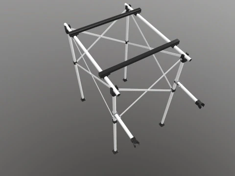 Outdoor portable folding 3D Model