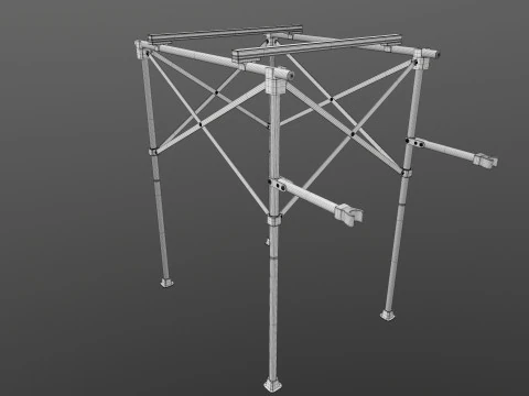 Outdoor portable folding 3D Model