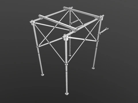Outdoor portable folding 3D Model