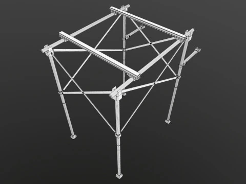 Outdoor portable folding 3D Model