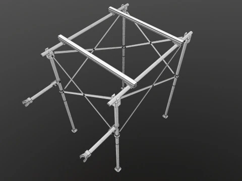 Outdoor portable folding 3D Model