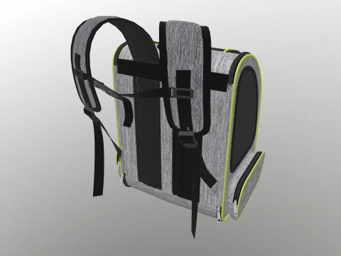 Pet Carrier Breathable Beg 3D Model