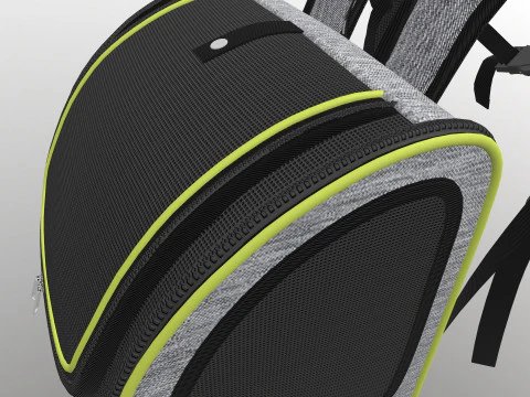 Pet Carrier Breathable Beg 3D Model