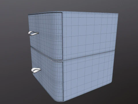 Plastic Organizer Desktop Drawer 3D Model