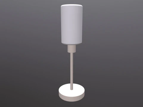 Portable Desk LED Lamp 3D Model