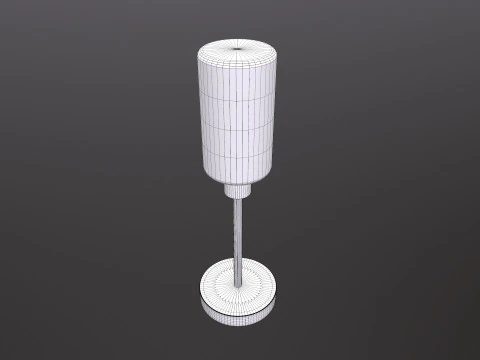 Portable Desk LED Lamp 3D Model