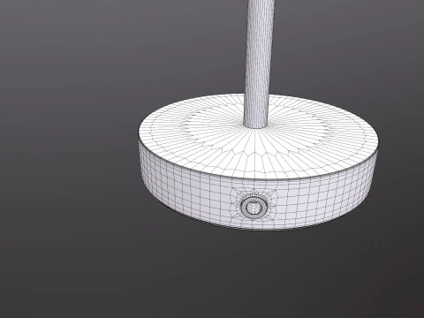 Portable Desk LED Lamp 3D Model