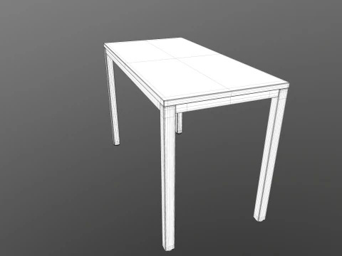 Tischkonsole 3D Modell
