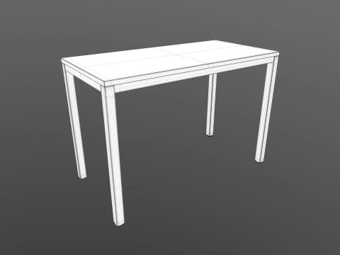 Tischkonsole 3D Modell