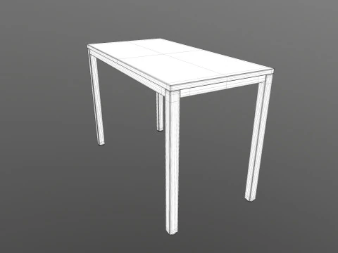 Tischkonsole 3D Modell