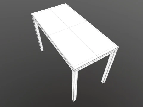 Tischkonsole 3D Modell