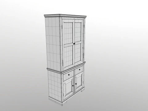 Wardrobe Almirah 3D Model